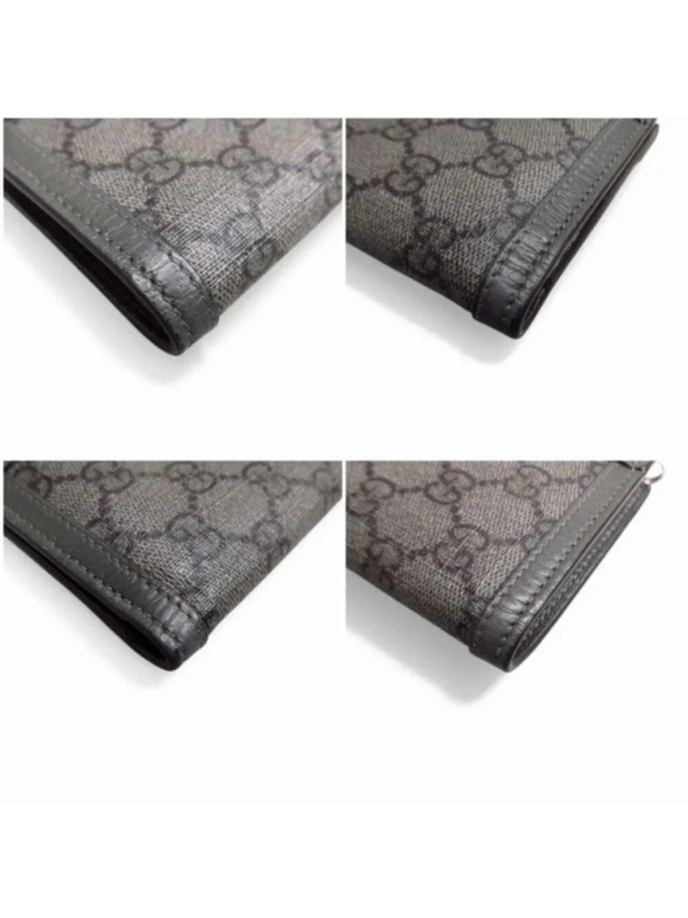 Gucci GG Supreme Canvas Bifold Wallet Gray - Picture 5 of 9